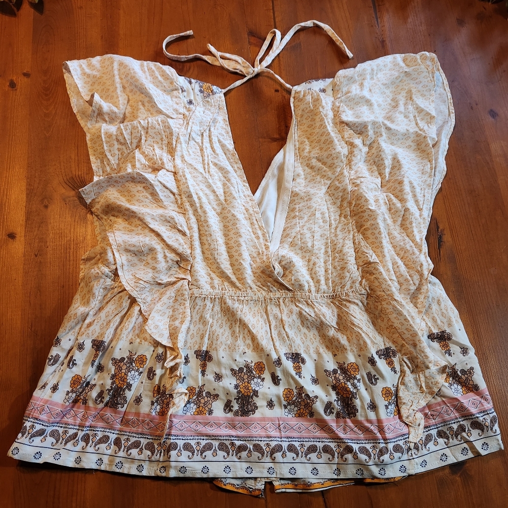 In Loom Summer Top, Medium, Boutique Purchase, Worn Once